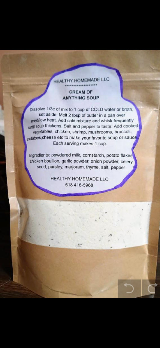 Cream Of Anything Soup Or Sauce 5 Servings Mix